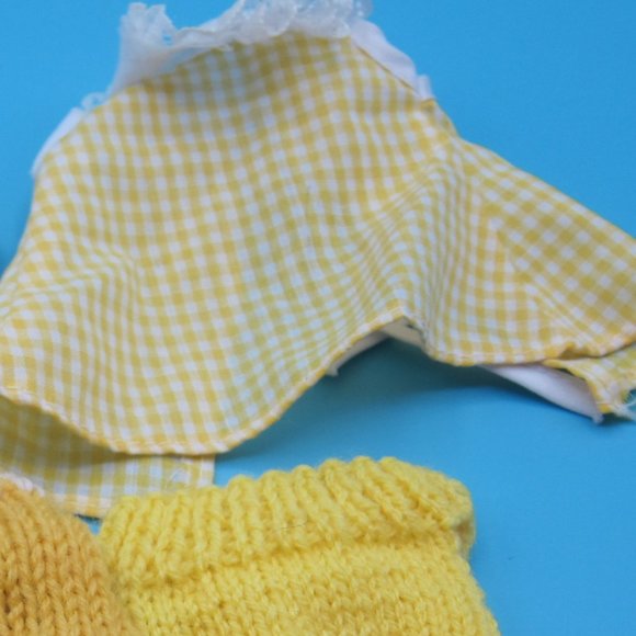 💥3/$15💥Lot of 5 yellow Handmade Barbie size fashion doll clothes - Picture 9 of 9